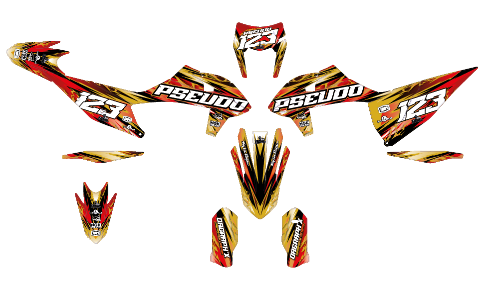 KIT DÉCO THOR EDITION / SEMI-PERSONNALISABLE Supermot/Enduro/Cross