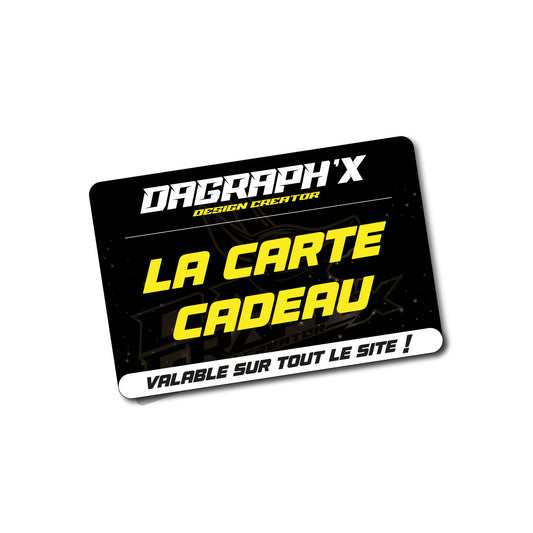 CARTE CADEAU DAGRAPH'X