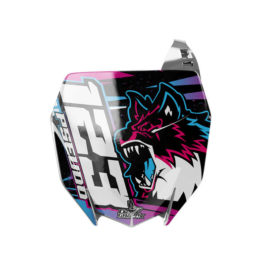 PLAQUE AVANT CROSS / ENDURO | 100% PERSONNALISABLE